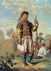 Un officier chinois, gravé par l